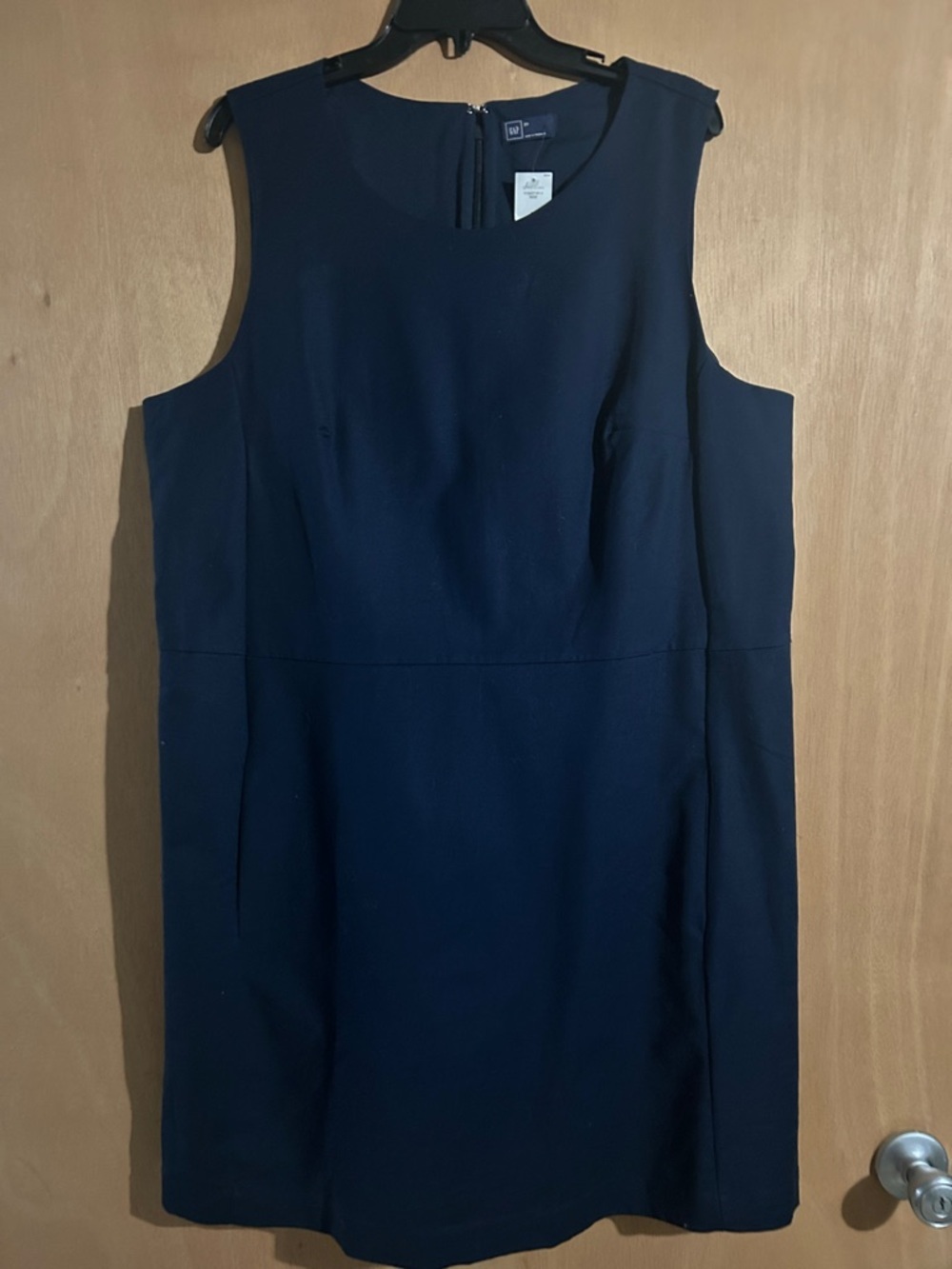 NWT GAP Navy Sleeveless Mini Sheath Dress